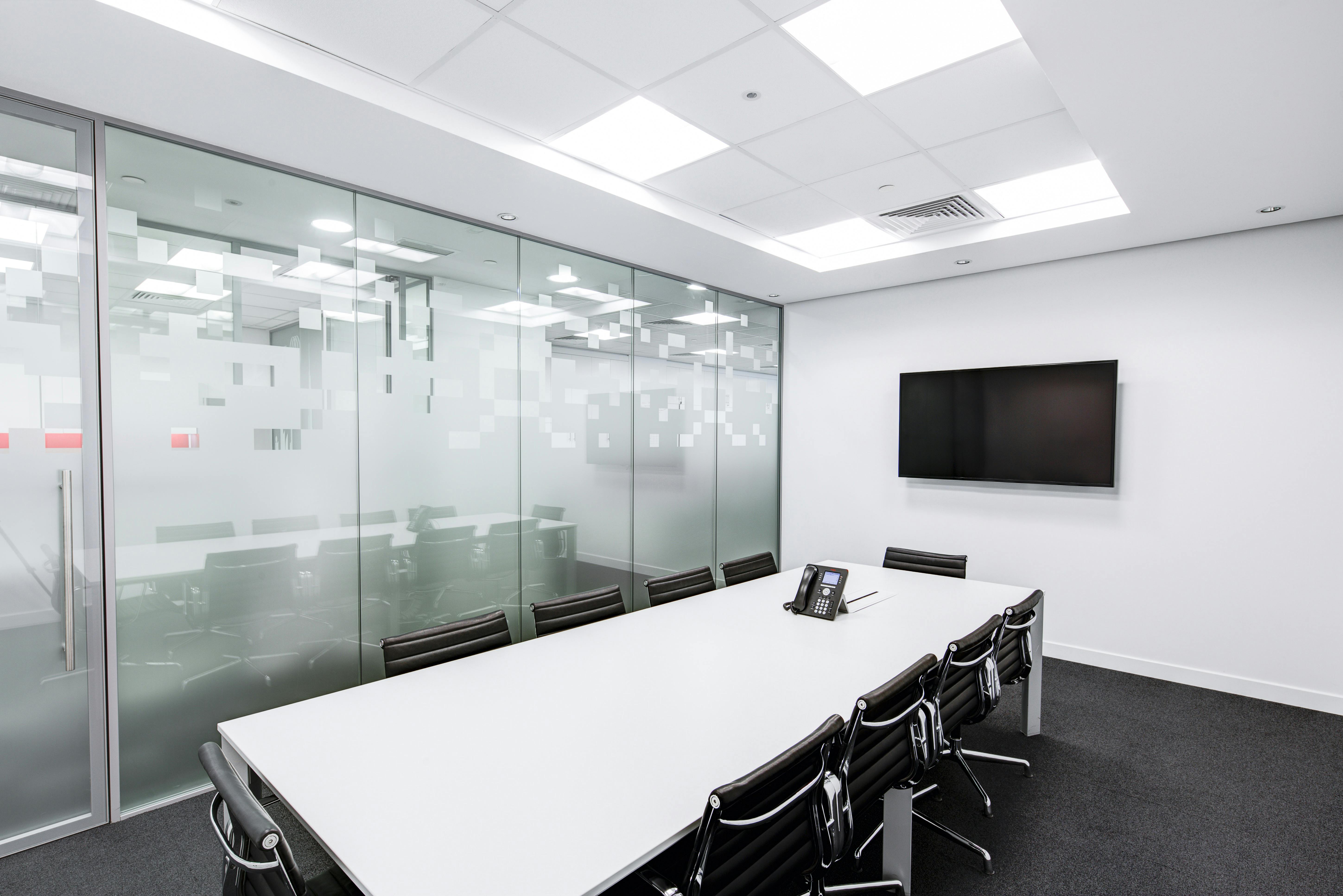 Modern corporate conference room